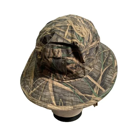 Columbia Unisex S/M Waterfowl Camo Boonie Bucket Hat Wide Brim Hunting Gorpcore - Picture 3 of 8